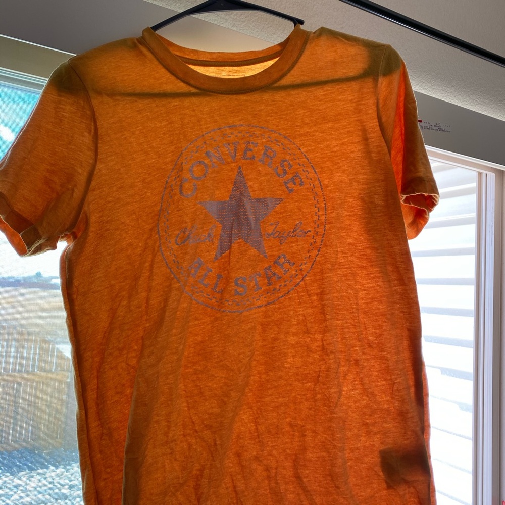 Converse yellow tee